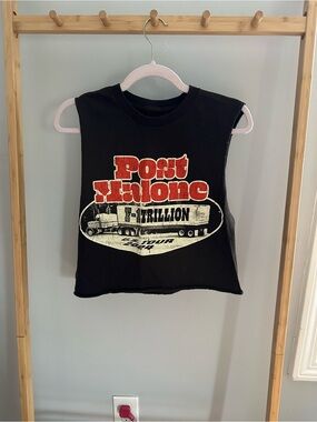 Post Malone F-1 Trillion Tour 2024 Cropped Muscle Tee